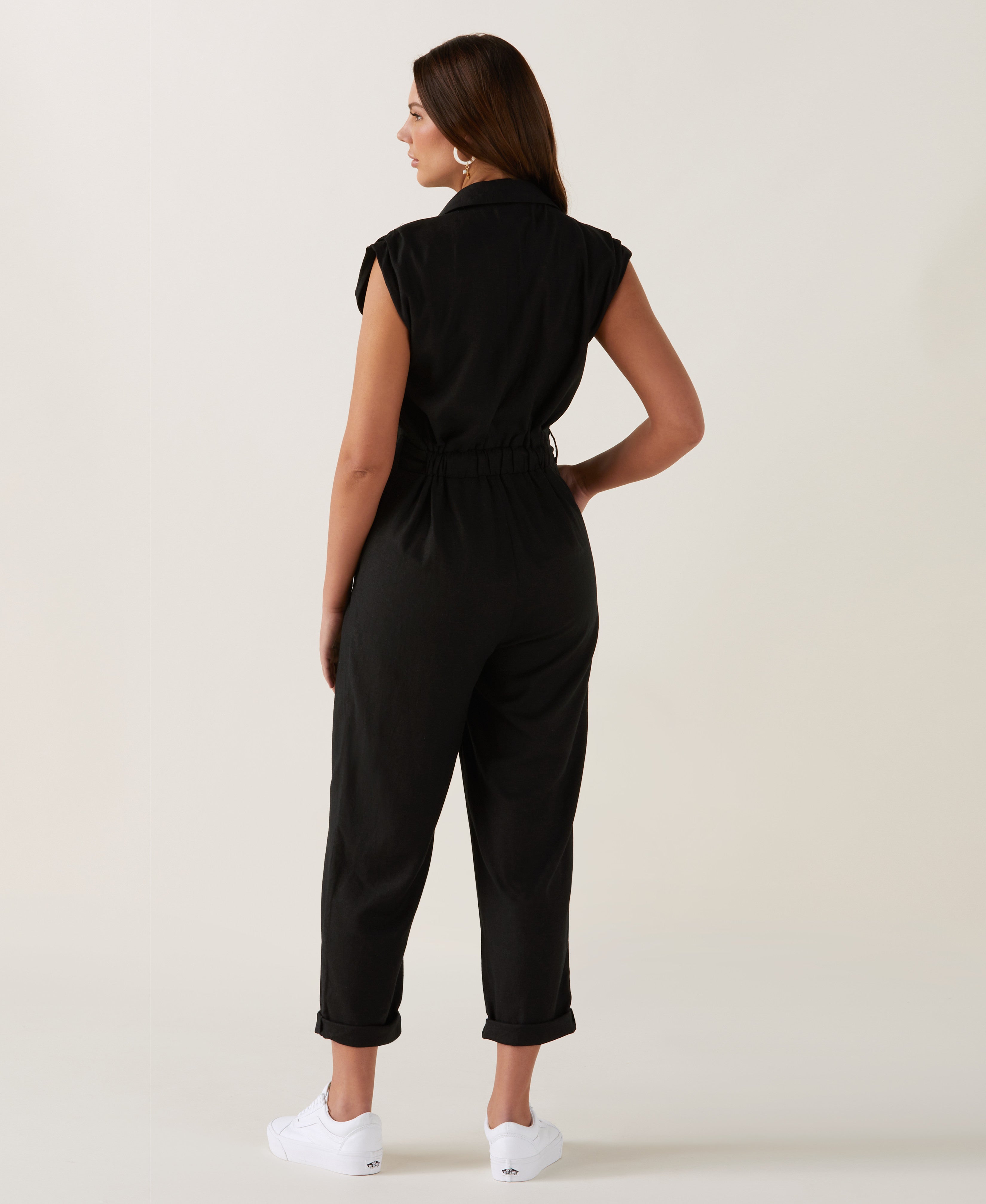 Linen Blend Jumpsuit