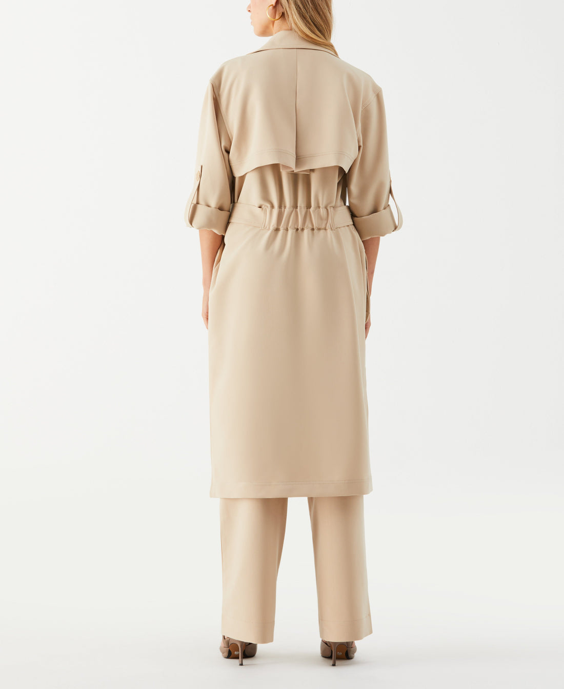 Petite Twill Trench Coat