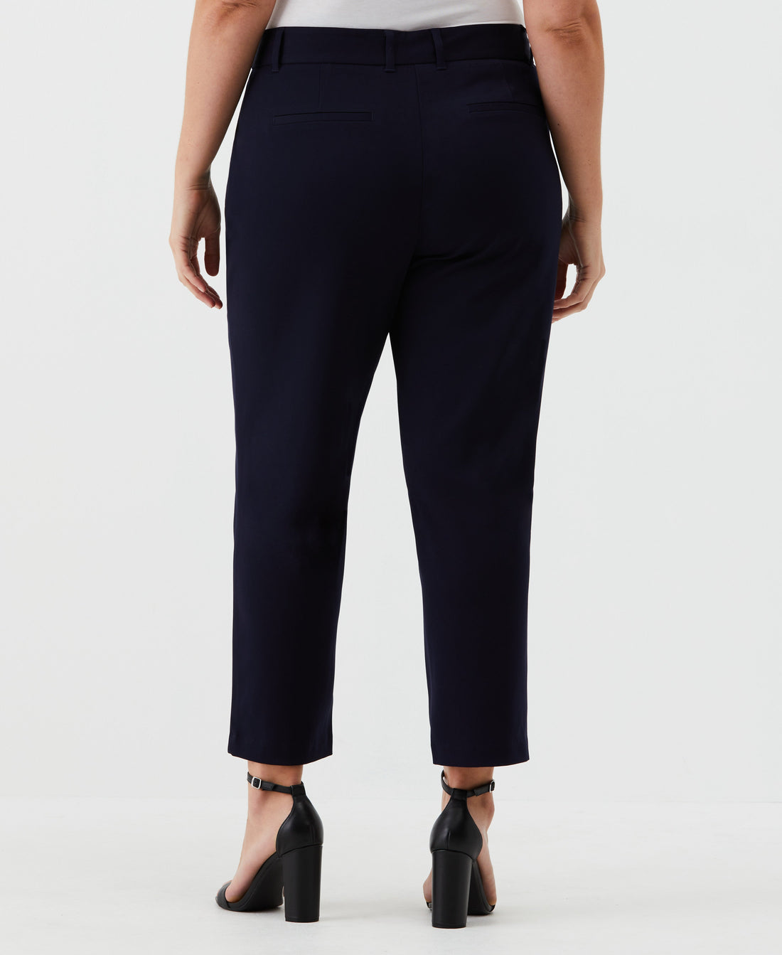 Plus Size Straight Leg Ankle Pant