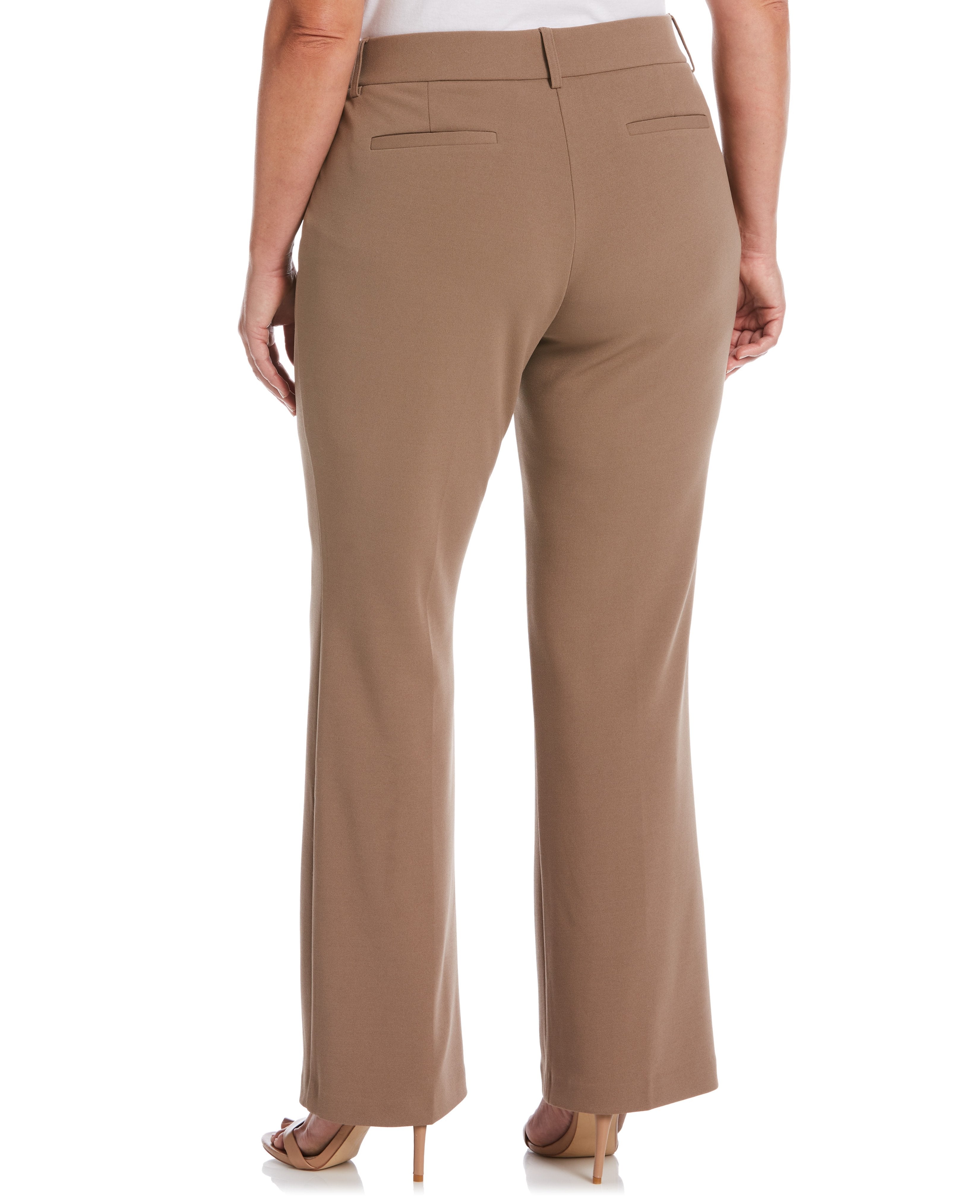 Plus Size Stretch Crepe Pant - Classic Fit