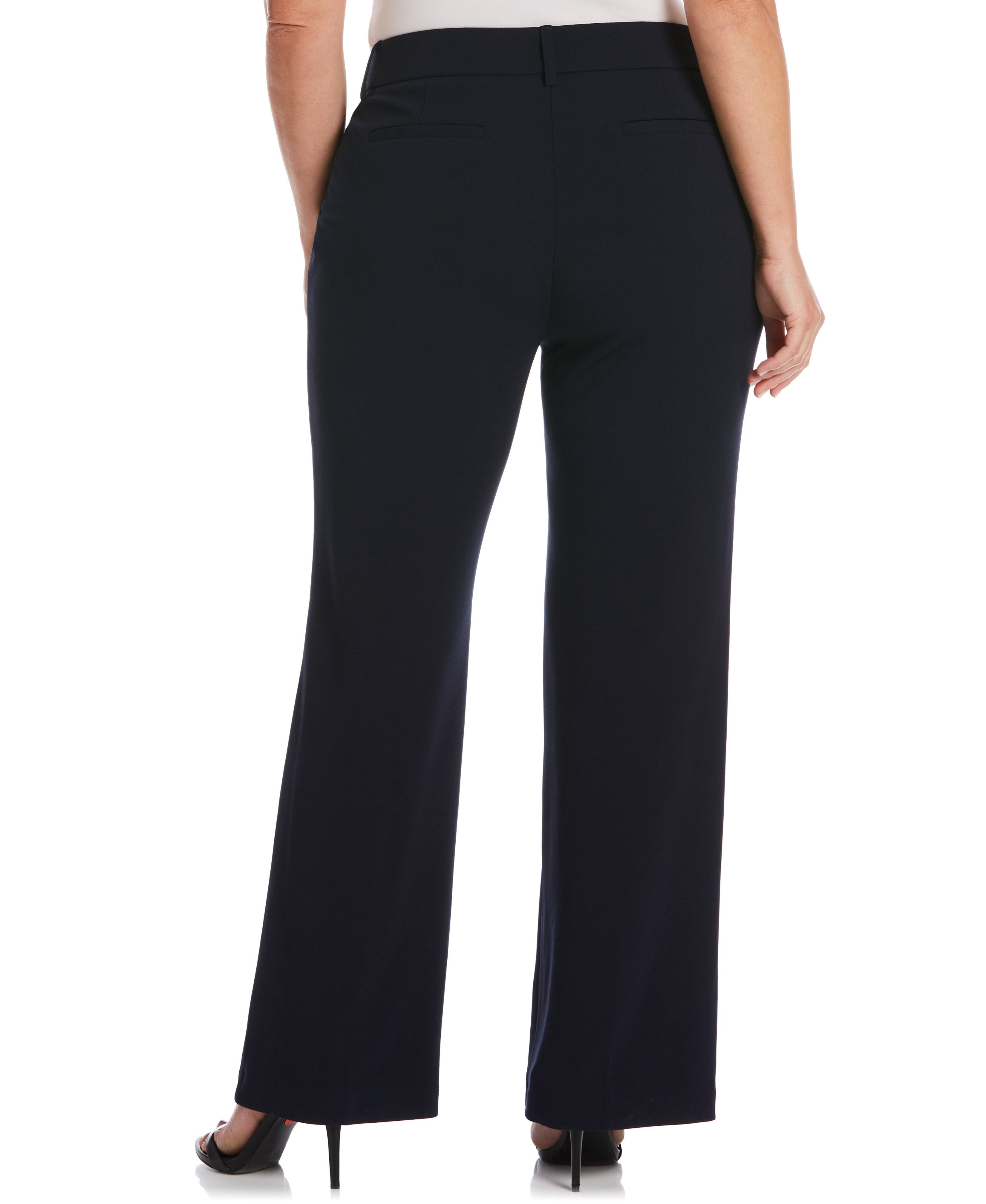 Plus Size Stretch Crepe Pant - Classic Fit
