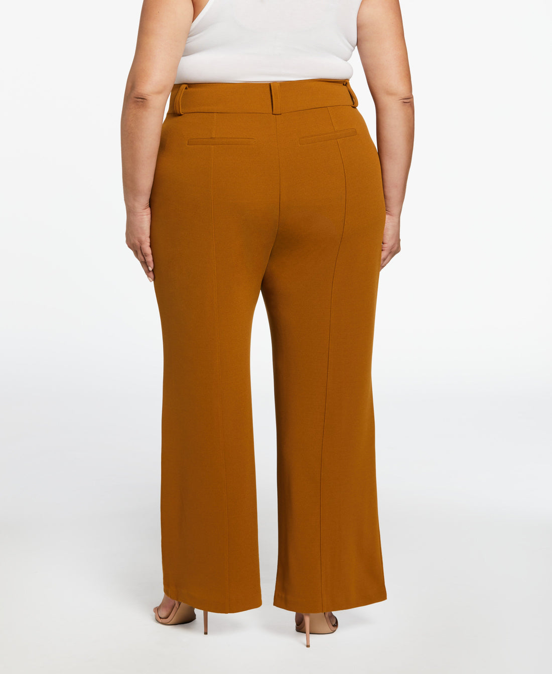 Plus Size Wide Waistband Wide Leg Pant