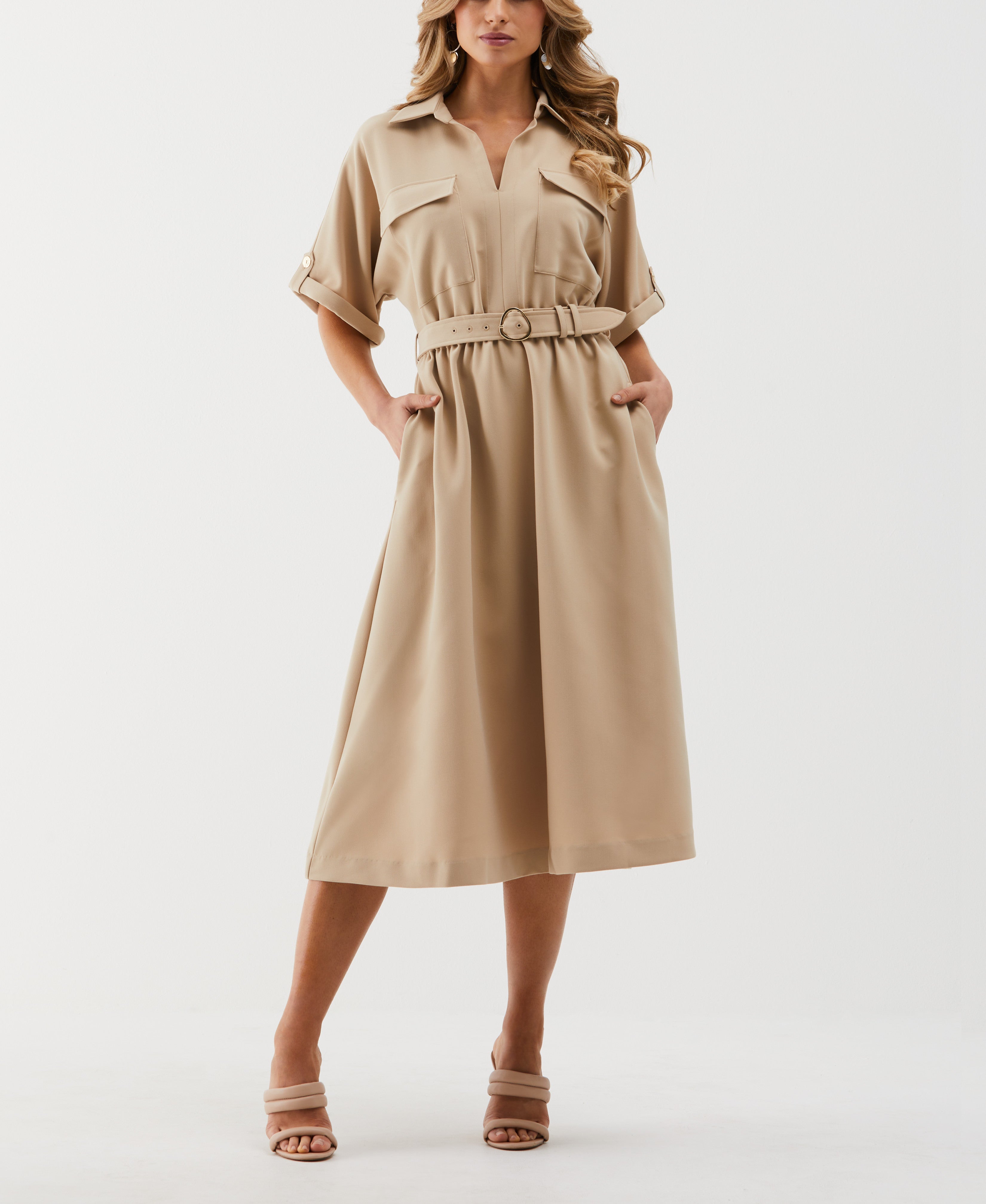 Utility Shirt Dress