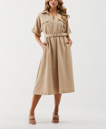 Utility Shirt Dress