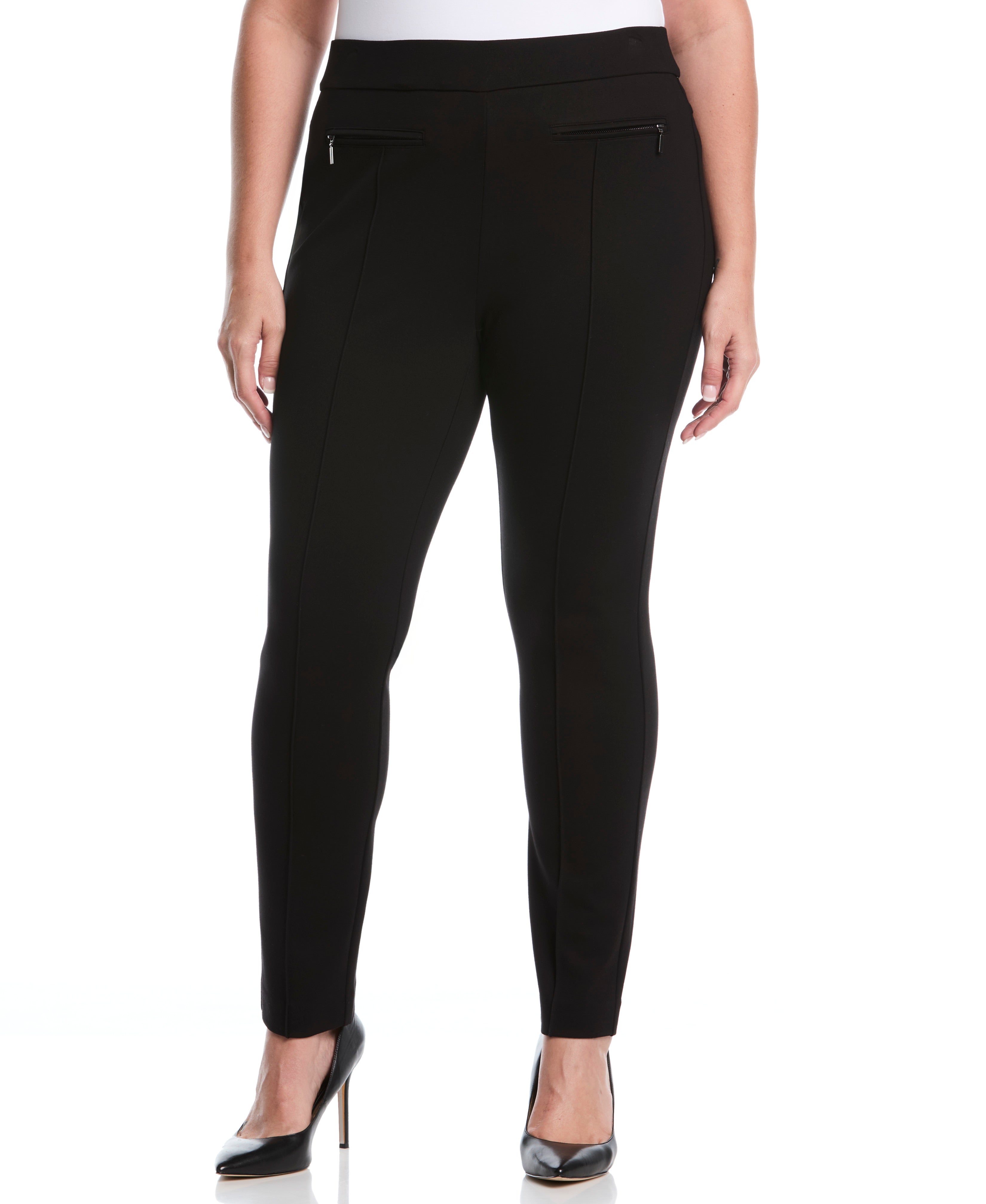 Plus Size Ponte Slim Leg Pant