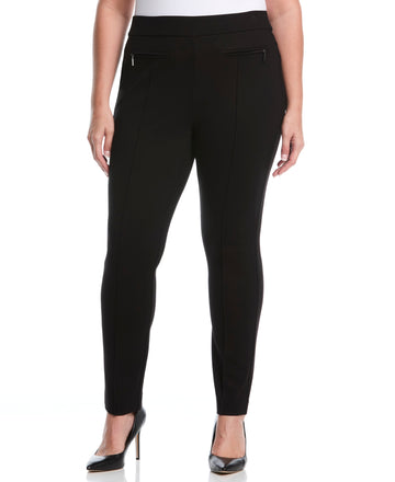 Plus Size Ponte Slim Leg Pant